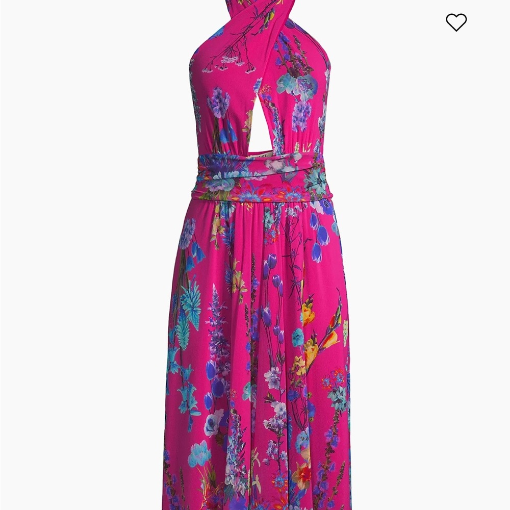 Brand New Fuzzi Floral Halter Dress